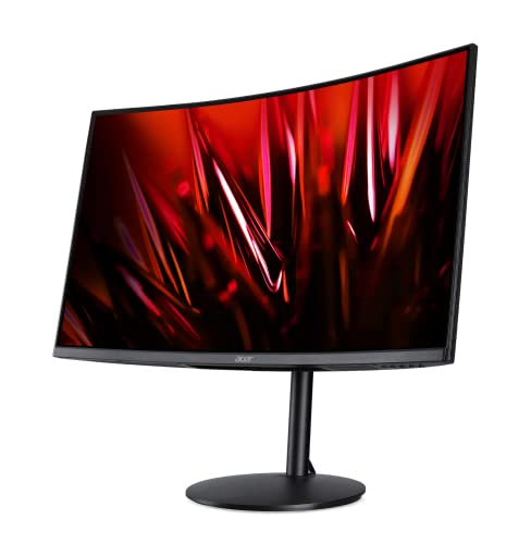 Acer EI322QK Abmiiiphx 31.5" 1500R Curved UHD (3840 x 2160) Monitor | Adaptive-Sync Support | 90% DCI-P3 | HDR 10 Support | 1 x Display Port 1.2, 2 x HDMI 2.0 Ports & 2 x HDMI 1.4 Ports,Black