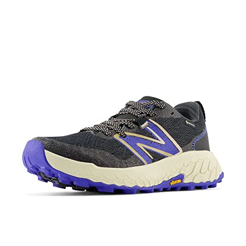 New Balance Women's Fresh Foam X Hierro V7 Trail Running Shoe, Shadow/Black, 8.5 Wide
