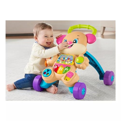 Fisher-Price Baby Toy Laugh & Learn Smart Stages Learn with Sis Walker with Music Lights & Activities for Infants Ages 6+ Months