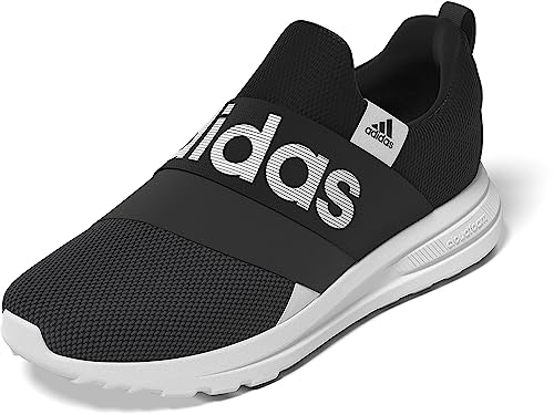 adidas Men's Lite Racer Adapt 6.0 Sneaker, Black/Bright Red/White, 10