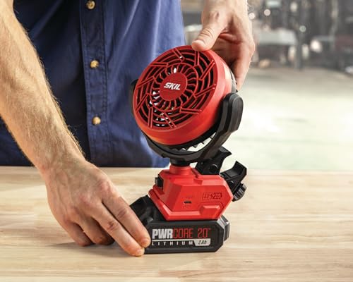 SKIL 12V/20V Brushless 7 in. Jobsite Fan, Tool Only- FN0700D-00