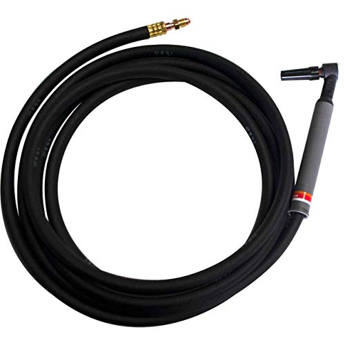 Lincoln Electric PTA-9 TIG Torch - for Air-Cooled TIG Welding - Rigid Torch Head - 12.5 FT, 1 Piece Cable - K1781-1
