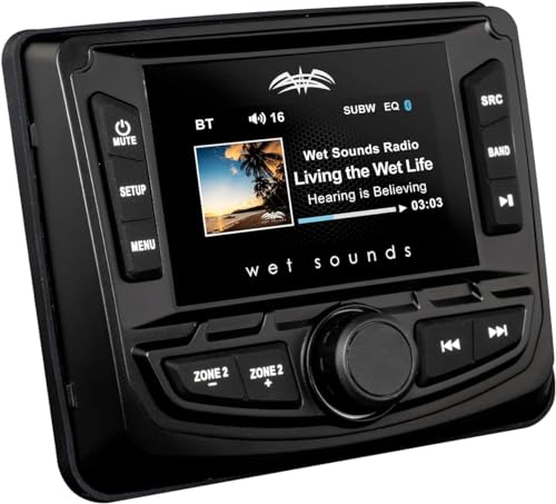 wet sounds | WS-MC-2 | AM/FM/Weather Band Tuner with RBDS and SiriusXM-Ready®