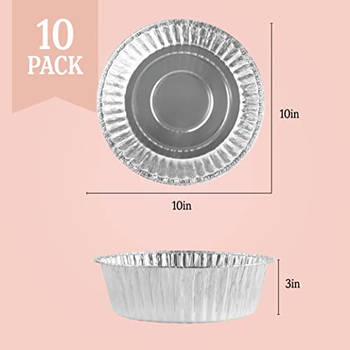 PLASTICPRO 3.5'' Inch Round Ramekins Muffin Cups Tin Foil Cupcake Pans Disposable Aluminum, Freezer & Oven Safe Pack of 20
