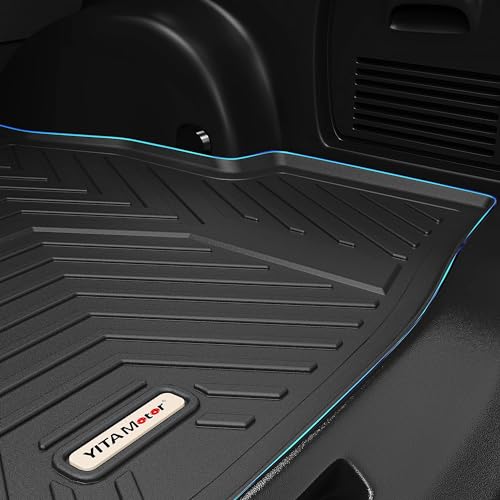 YITAMOTOR Cargo Trunk Mats Compatible with 2012-2016 Honda CR-V CRV, All Weather Protection Custom Fit Black TPE Cargo Liners