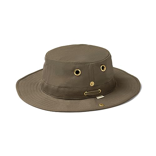 Tilley mens Hemp Bucket Hat, Mocha, 7.25 US