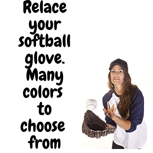 TOFL Pink Softball and Baseball Glove Lace Kit | Mitt Lace Glove Repair Lacing Kit | 2 Leather Laces with Lacing Needle for Catchers Glove| Pink