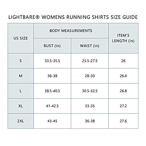 Lightbare Women’s UPF50+ Athletic Short Sleeve T-Shirts Lightweight Performance Shirt for Running Workout Sports Black