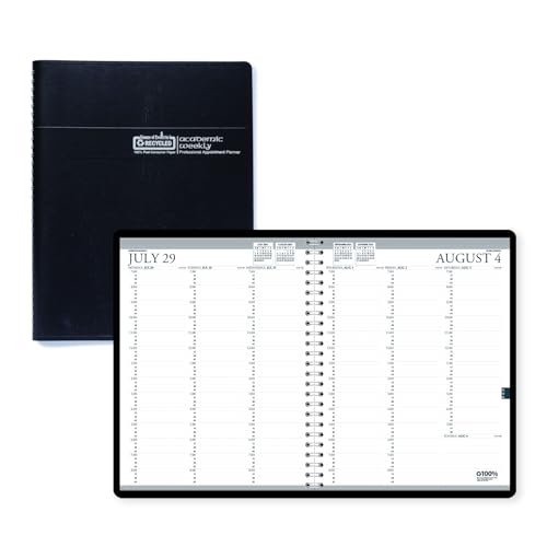 House of Doolittle 2024-2025 Professional Weekly Planner, Academic, Black, 8.5 x 11 Inches, August - July (HOD257202-25)