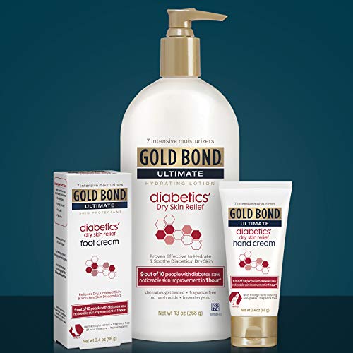 Gold Bond Diabetics' Dry Skin Relief Body Lotion, 4.5 oz., With Aloe to Moisturize & Soothe