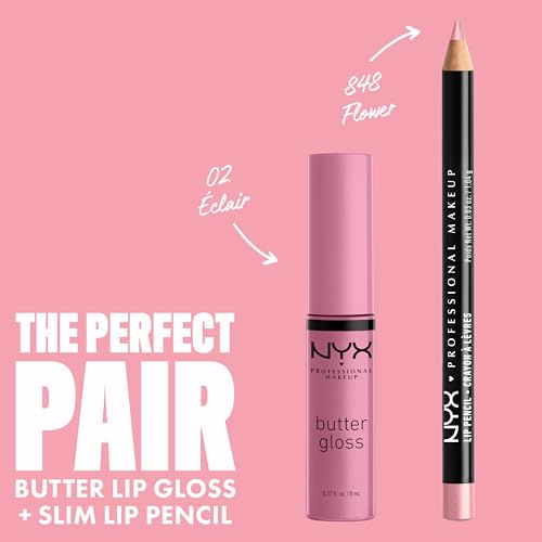 NYX PROFESSIONAL MAKEUP Butter Gloss, Non-Sticky Lip Gloss - Devil's Food Cake (Deep Plum)