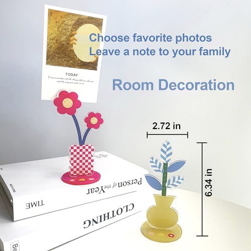 Photo Holder, Modern Photo Frame, Card Display, Card Holder, Acrylic Ornaments, Notes Pins for Man, Photo Album,Office Gift for Woman,Notes Clips, Card Holder, Office Decoration,Table Number Holder