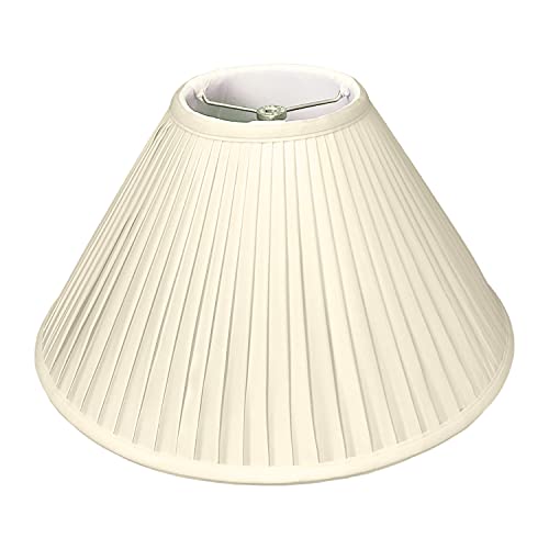 Royal Designs "Coolie Empire Side Pleat Basic Lamp Shade, Beige, 4.5"" x 12"" x 7.5""" (BS-727-12BG)