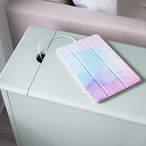 Powell Furniture Barron Accent Table, Aqua, Small