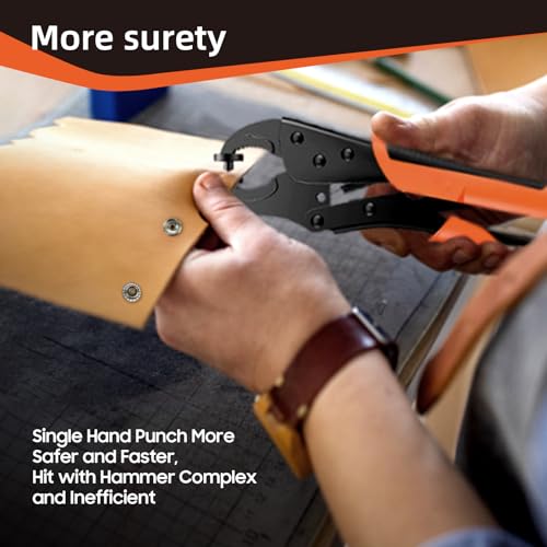 Heavy Duty Snap Fastener Tool Adjustable Vice Grip Snap Setter Tool Includes 40 Sets 15mm Snaps for Boat Cover, Replacing Metal Snaps, Repairing Boat Covers, Canvas, Sewing, Tarps