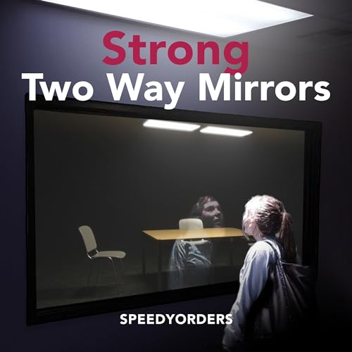 SPEEDYORDERS Two Way Mirror 2 Way Acrylic Mirror Sheet - 2 Way Mirror See Through Mirror - Plexiglass Sheet - Smart Mirror - Two Way Mirror - Made in USA 1/8" 10x10 Inches