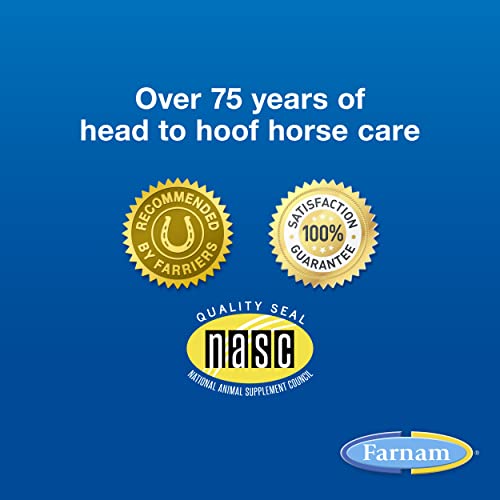 Farnam Horseshoer's Secret Pelleted Hoof Supplements Concentrate, Economic formula with 25 mg. of biotin per 2 oz. serving, 3.75 lb., 30 day supply