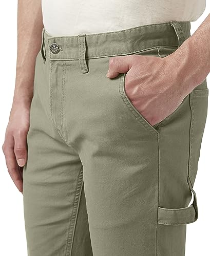 Buffalo David Bitton Men's Straight Six Carpenter Pant, Dark Beige