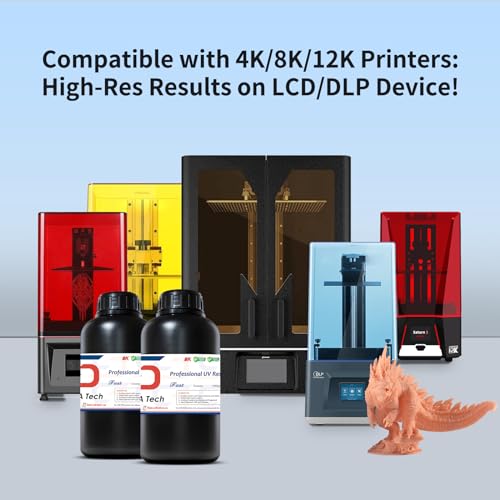 Siraya Tech Fast ABS-Like 3D Printer Resin, Tough Grey, Enhanced Durability for 3D Printing, High Impact Resistance, Smooth Finish, Ideal for 4K/8K/12K LCD DLP SLA 3D Printer - 1kg