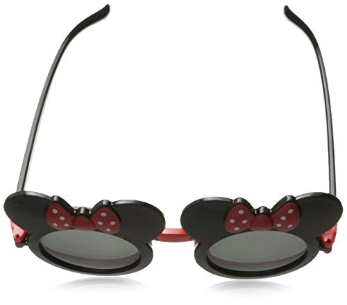 EHH - Kids Mouse Ear Round Flip Out Sunglasses (Black/Red Bows)