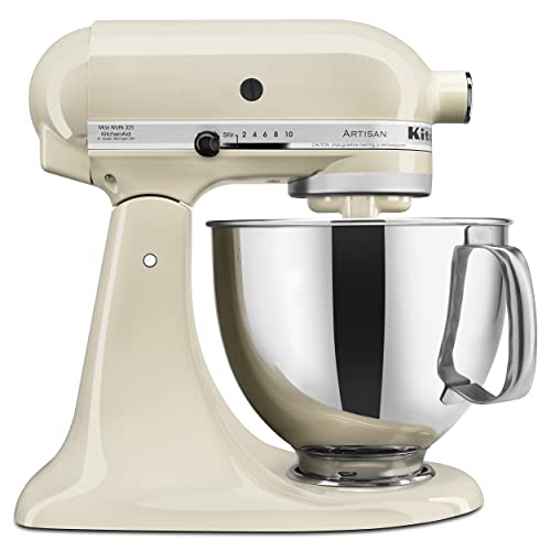 KitchenAid Artisan Series 5 Quart Tilt Head Stand Mixer with Pouring Shield KSM150PS, Matte Black