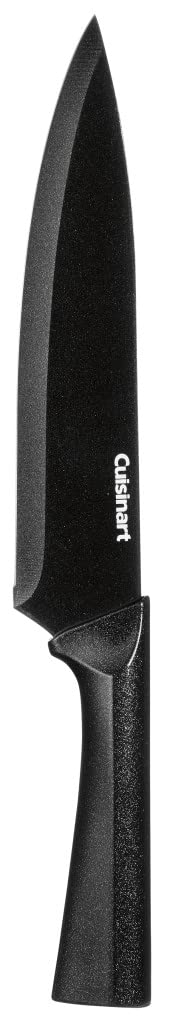 CUISINART Cutlery Knife Set, 12pc Metallic Cutlery Knife Set with Blade Guard , Lightweight, Stainless Steel, Durable & Dishwasher Safe, C55-12PMB,Black