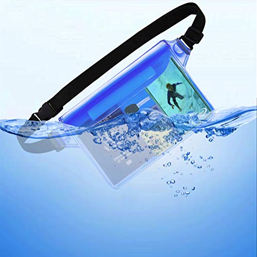 AiRunTech Waterproof Crossbody Belt Bag for Women Men,River Lake Canoe Essential Accessories Must Haves,Waterproof Pouch for Phone Passport Wallet Purse with Waist Strap