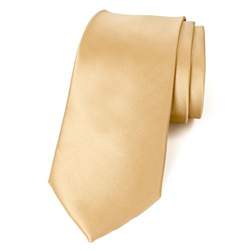 Spring Notion Men's Solid Color Satin Microfiber Tie, Regular Green Tea