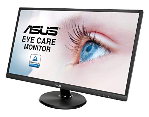 ASUS 23.8” Full HD Computer Monitor, 1080p, HDMI, VGA, Eye Care, 178° Wide Viewing Angle - VA249HE, Black