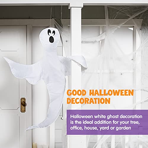 JOYIN 53” Halloween Bendable Tree Wrap Ghost Decoration for Halloween Outdoor, Lawn Decor, Tree, Pilar Decorations, Ghost Party Supplies