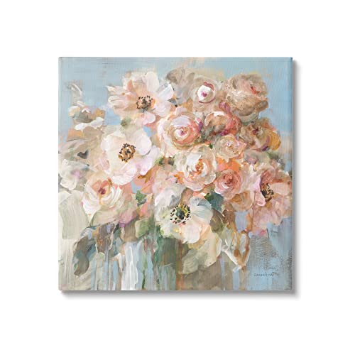 Stupell Industries Blushing Bouquet Pink White Floral Canvas Wall Art, Design by Danhui Nai