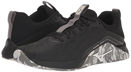 Mizuno TS-01 Men's Cross Trainer, Black-White, 13