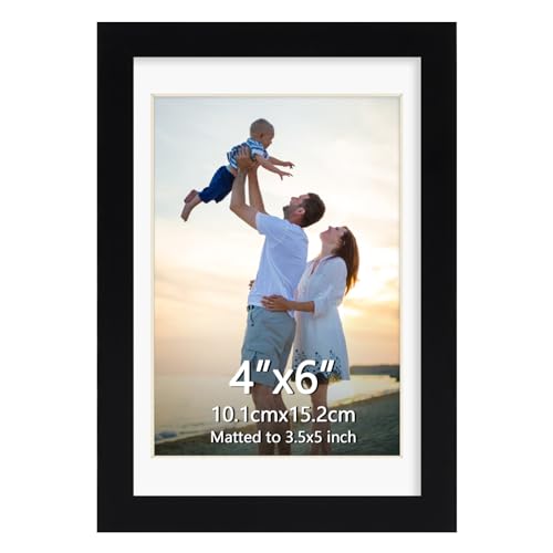 Hoikwo 1 pack 12x16 Picture Frame matted to 8.5x11, for 8.5 by 11 Certificate Document Award with Mat, Display 12x16 Photo Frame without Mat, Only for Wall Hanging