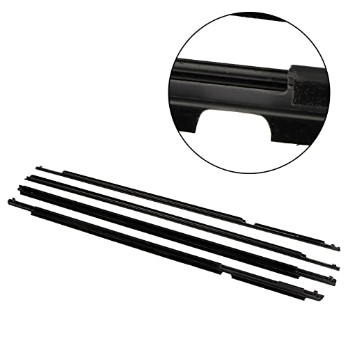 labwork Car Outside Window Weatherstrip Seal Belt Moulding Replacement for 2010-2021 Toyota 4Runner 75711-35011 75712-35011 75721-35011 75722-35011