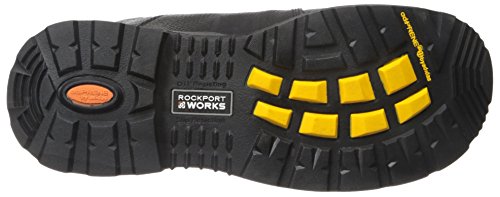 Rockport Work RK6465 Men's More Energy Composite Toe 6" Work Shoe, Black, 9.5 W US