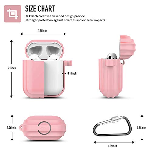 Airpods Pro Case,Apple Airpods pro Accessories Kits, [Front LED Visible] 2 Packs Airpods pro Silicone Case,Protective Silicone Cover Skin (Black+Green)