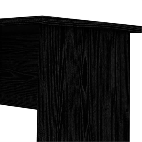 Tvilum Desk with 4 Drawers, Black Woodgrain