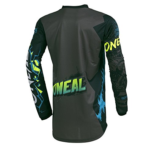 O'Neal 001E-912 Men's Element Villain Jersey Gray Small