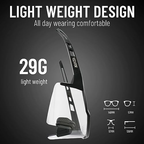 VOZAPOW Photochromic Sports Sunglasses, Cycling Sunglasses for Men Women Youth, Driving, Running, Baseball