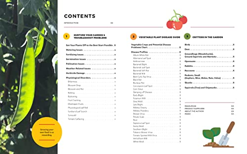 The Vegetable Garden Problem Solver Handbook: Identify and manage diseases and other common problems on edible plants