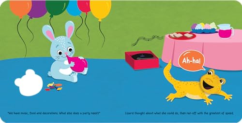 Little Hippo Books Five Partying Pets | Touch and Feel Books for Toddlers | Sound Books | Kid's Books with Sound | Educational Children's Books and Sensory Books