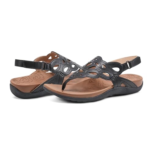 Rockport Women's Ridge Sling Sandal, Apricot Synthetic, 9