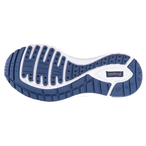 Propét Men One Running Shoe, Navy/Grey, 9 3E US