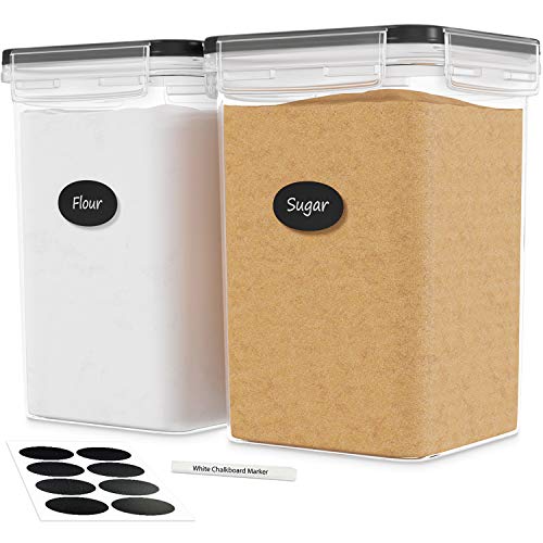 Airtight Food Storage Containers Set of 4 - Pasta storage Containers for Pantry Organization and Storage, BPA Free Spaghetti Container, Air Tight House Kitchen Storage Containers With Lids