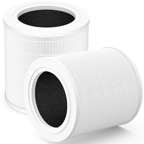 A2001 Replacement Filter Compatible with A2001 Air Purifie-r, 3-In-1 H13 True HEPA Activated Carbon Filter, Compared to Part #AF-2001, 2 Pack