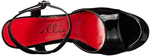 Ellie Shoes Women's 652-JULIET, Black, 6 B US