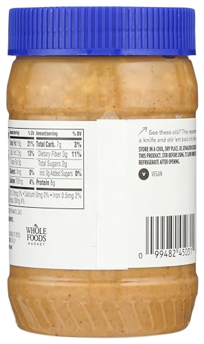 365 by Whole Foods Market, Peanut Butter Crunchy With Salt, 16 Ounce