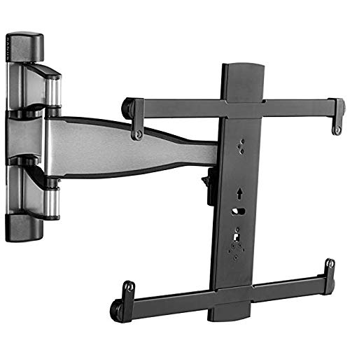 Sanus Premium Full Motion TV Wall Mount for 32" - 55" TVs - Stainless Steel Finish with FluidMotion Design for Smooth Extension, Tilt,