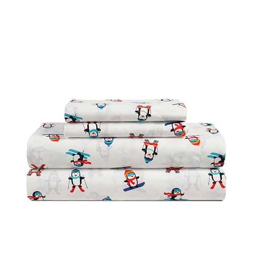 Casa Platino Sheets Twin XL Size Bed Set, Pre-Washed Ultra Soft & Breathable Twin XL Bed Sheets Set, Brushed Microfiber Cooling Sheets, Twin XL Size Sheets Set with Deep Pockets - Vanilla