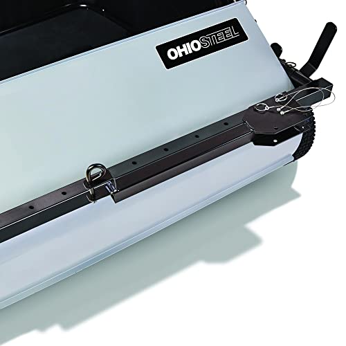 Ohio Steel 4222V2 Lawn Sweeper, 22 cu.ft, Gray